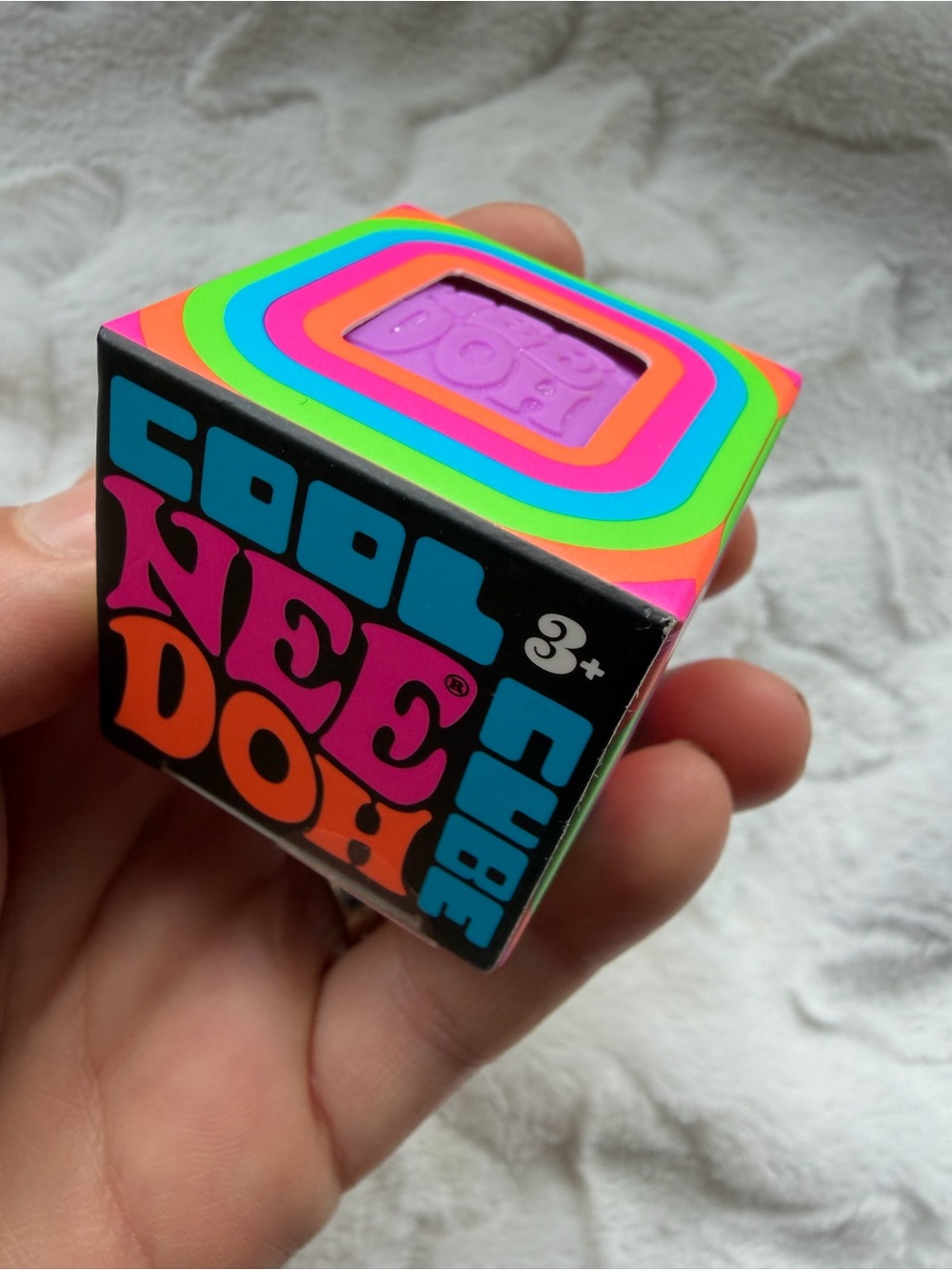 💜🧊 **NIB – PURPLE NEEDOH COOL CUBE MINI SQUISHY!** 🧊💜
